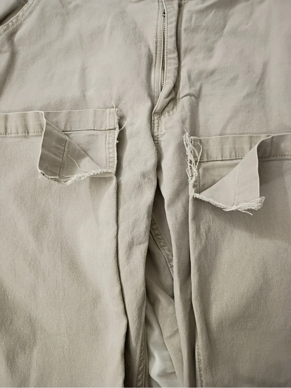 Carhartt Light Beige Relaxed Fit Cargo Pants